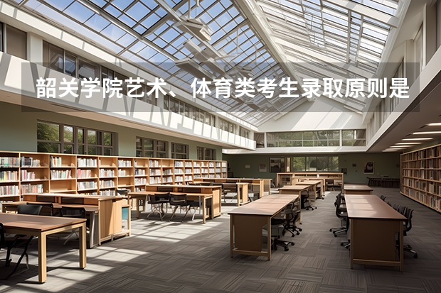 韶关学院艺术、体育类考生录取原则是什么?