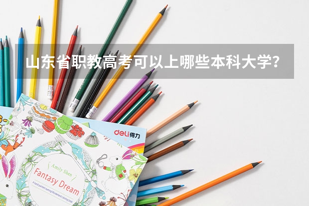 山东省职教高考可以上哪些本科大学？