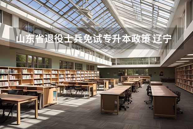 山东省退役士兵免试专升本政策 辽宁退役士兵免试专升本政策